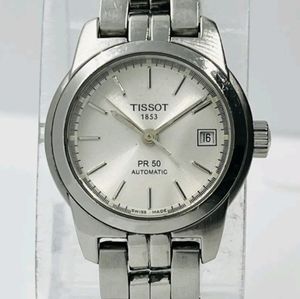 Tissot Women's PR50 Automatic 25mm St Steel Sapphire Crystal Swiss Made Watch!!